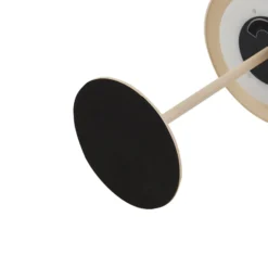 Lámpara de mesa LED con batería de Lindby Kanani, beige, atenuable