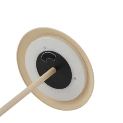 Lámpara de mesa LED con batería de Lindby Kanani, beige, atenuable