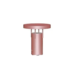 lámpara de mesa LED HÜBSCH BringMe Mini, rosa metalizado, 20 cm