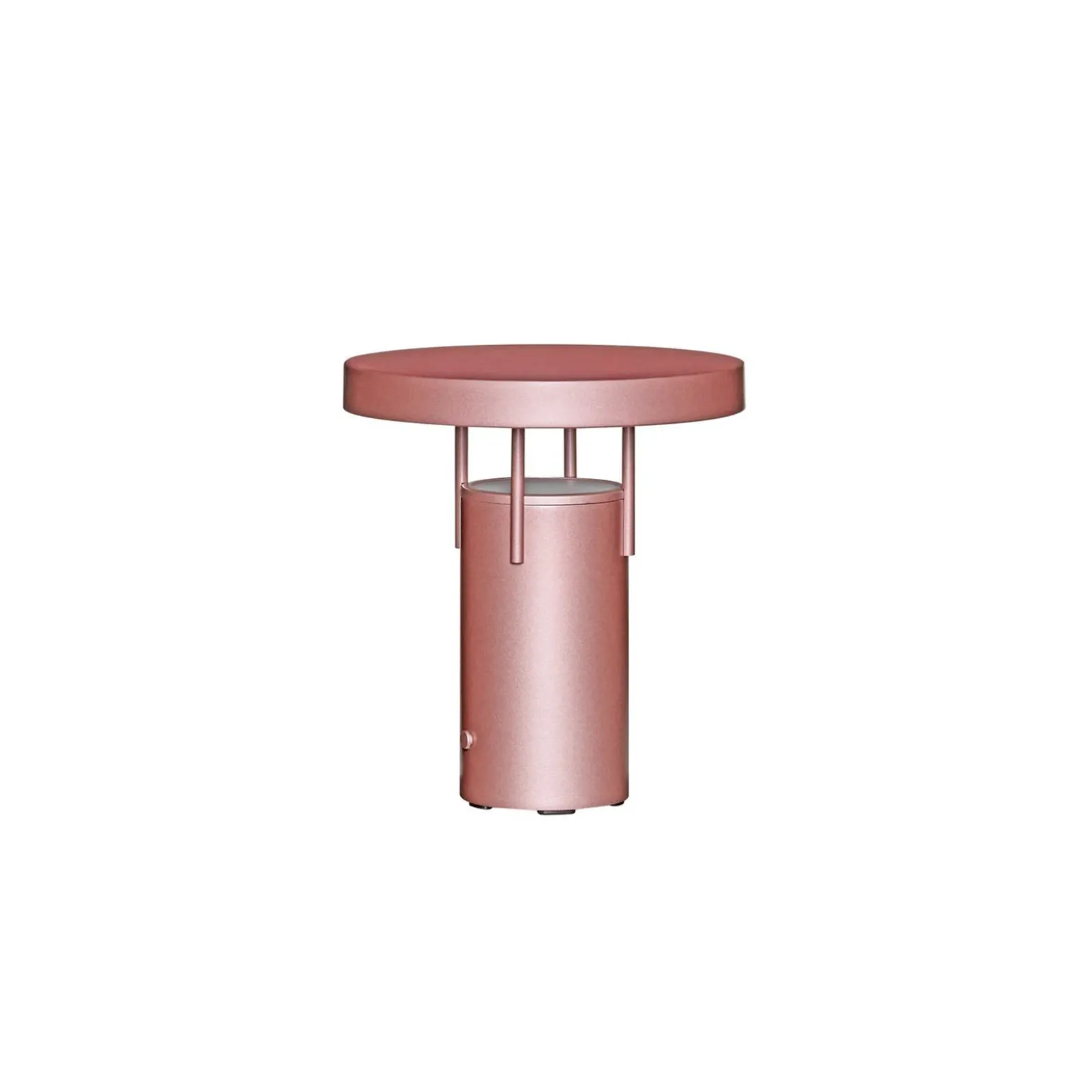 lámpara de mesa LED HÜBSCH BringMe Mini, rosa metalizado, 20 cm