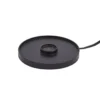 Lámpara de mesa LED Lucande Quill, beige, CCT, atenuable