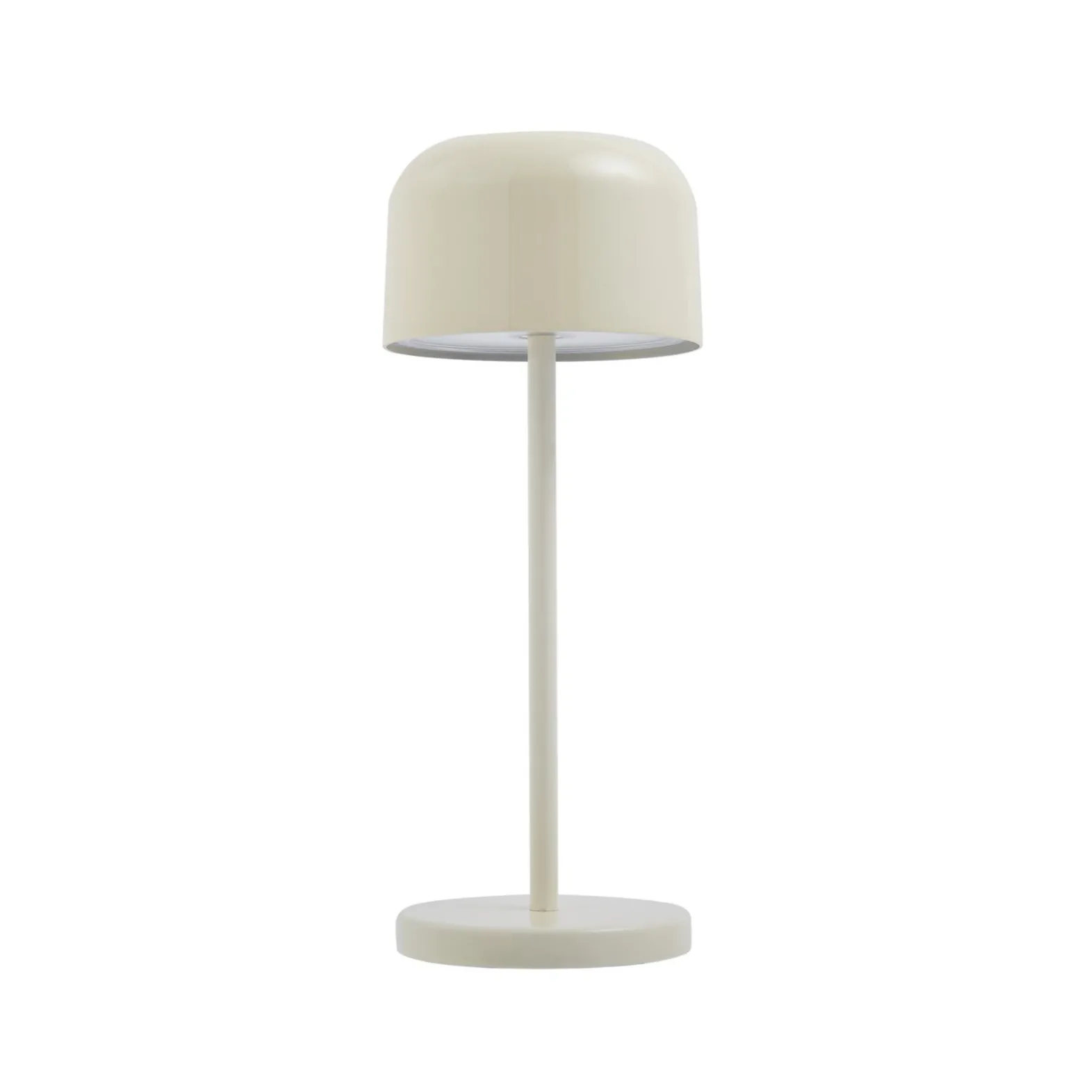 Lámpara de mesa LED Lucande Quill, beige, CCT, atenuable