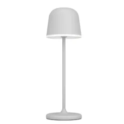 Lámpara de mesa LED Mannera con batería, gris