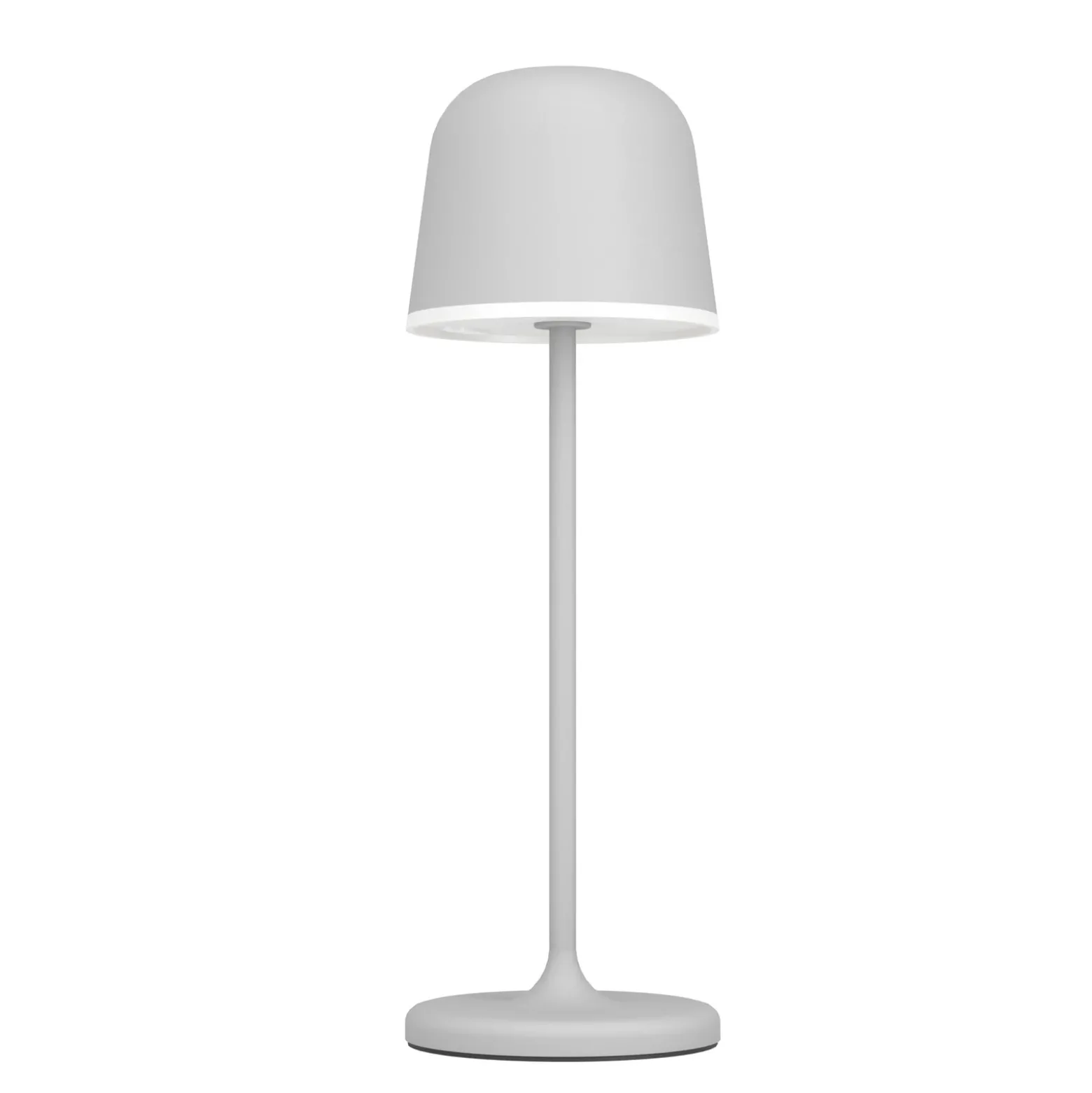 Lámpara de mesa LED Mannera con batería, gris