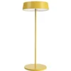 Lámpara de mesa LED Miram, batería, amarillo