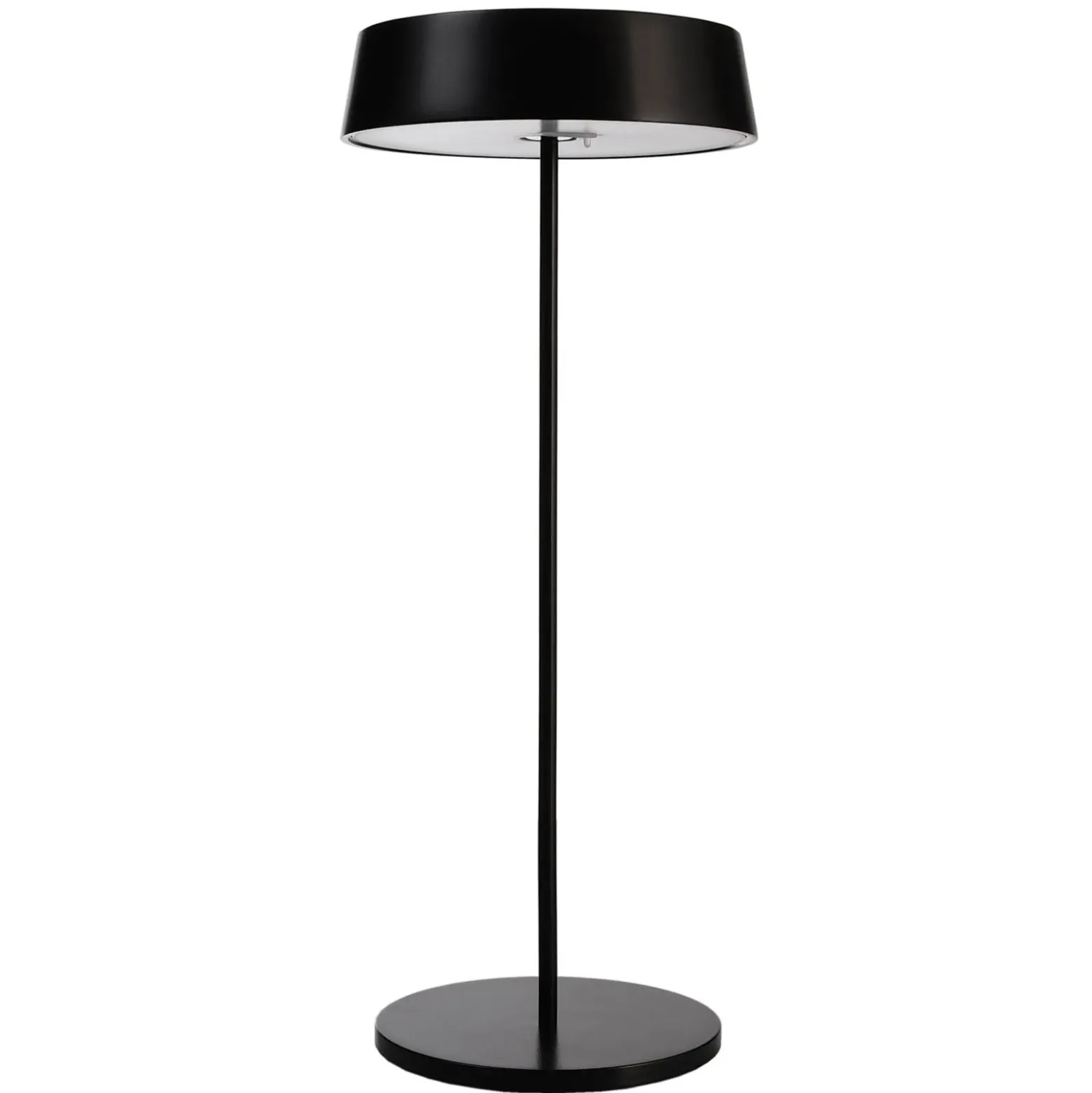 Lámpara de mesa LED Miram, batería, negro