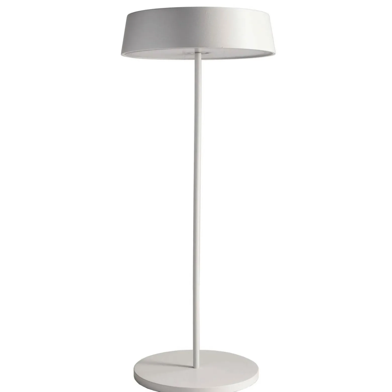 Lámpara de mesa LED Miram, batería, blanco