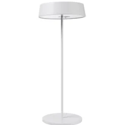 Lámpara de mesa LED Miram, batería, blanco