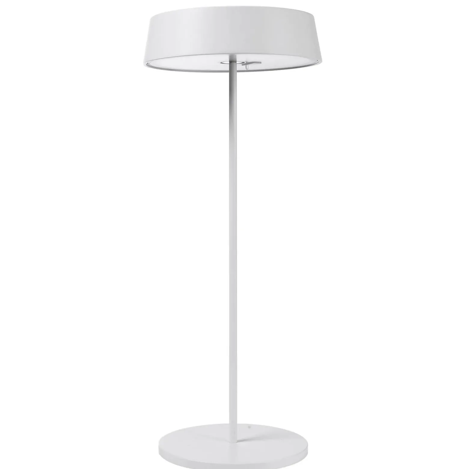 Lámpara de mesa LED Miram, batería, blanco