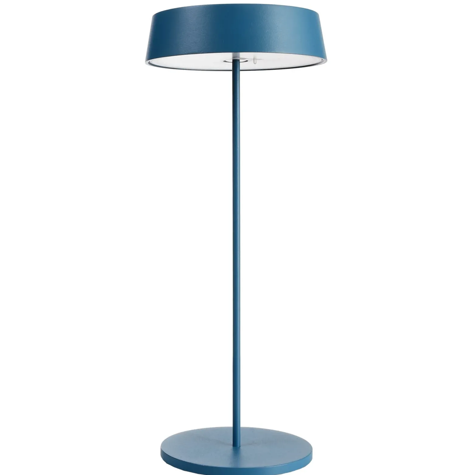 Lámpara de mesa LED Miram, batería, azul