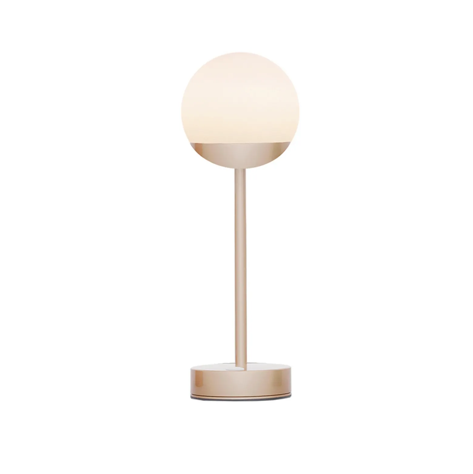Lámpara de mesa LED Newgarden Norai Slim, latón