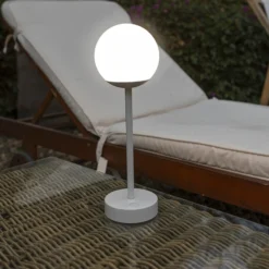 Lámpara de mesa LED Newgarden Norai Slim, antracita