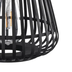 Lámpara de mesa LED Pauleen SUNSHINE GLIMMER, negra, IP44
