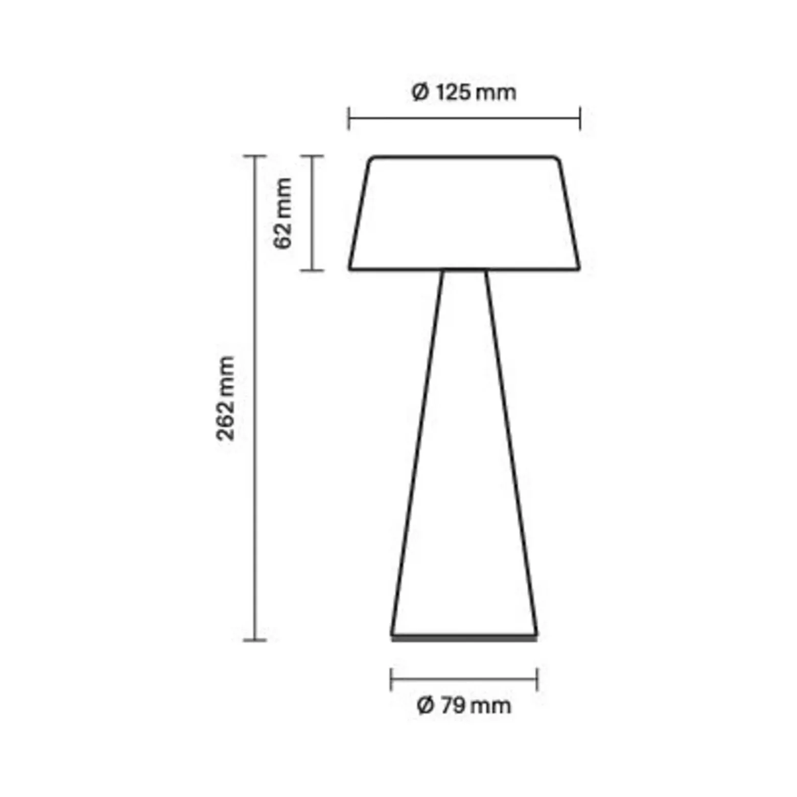 Lámpara de mesa LED recargable Solino, grafito, solar/USB, 26 cm IP44