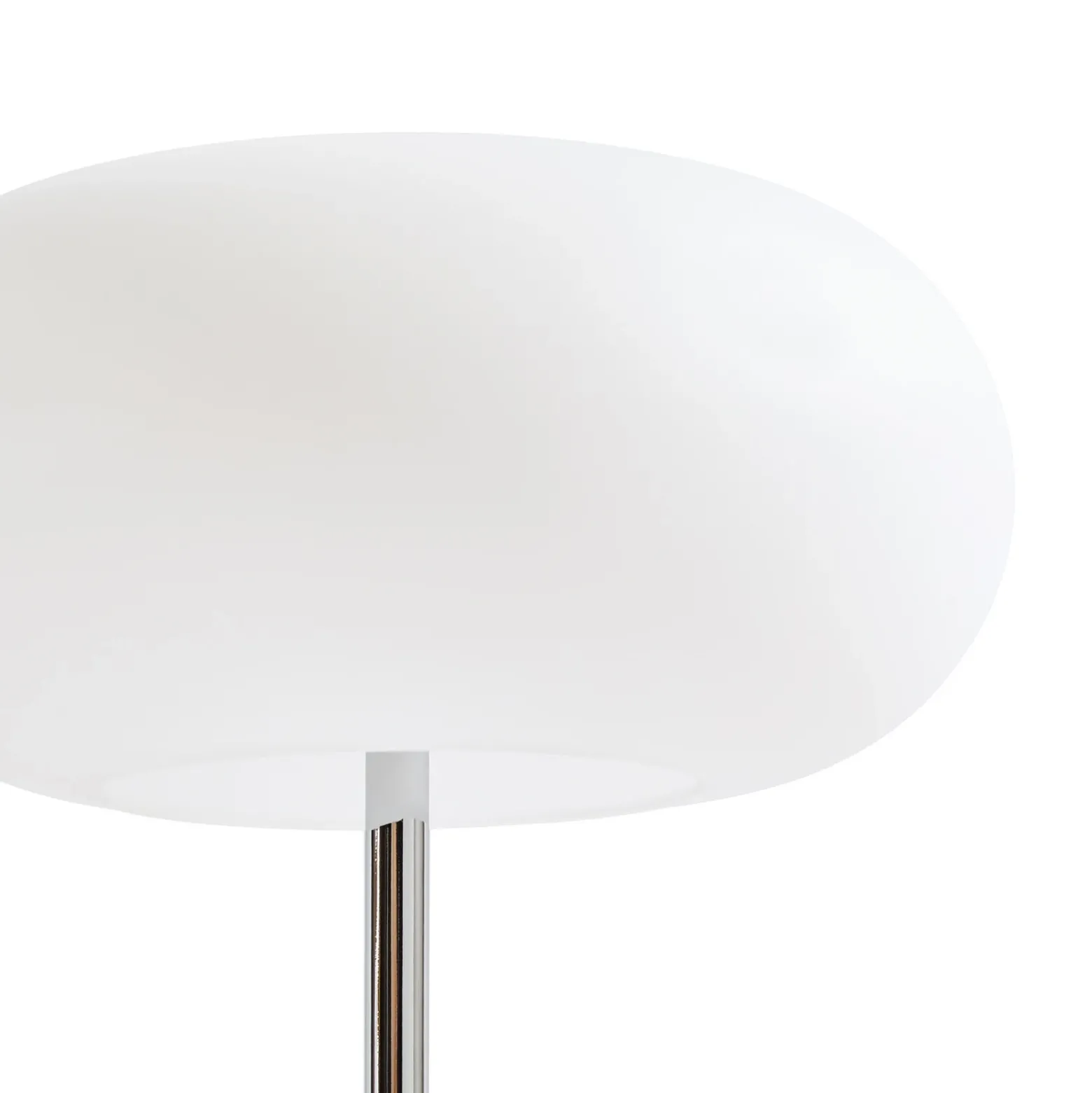 Lámpara de mesa LED recargable Lucande Anoria, cromada/blanca, cristal, IP44,