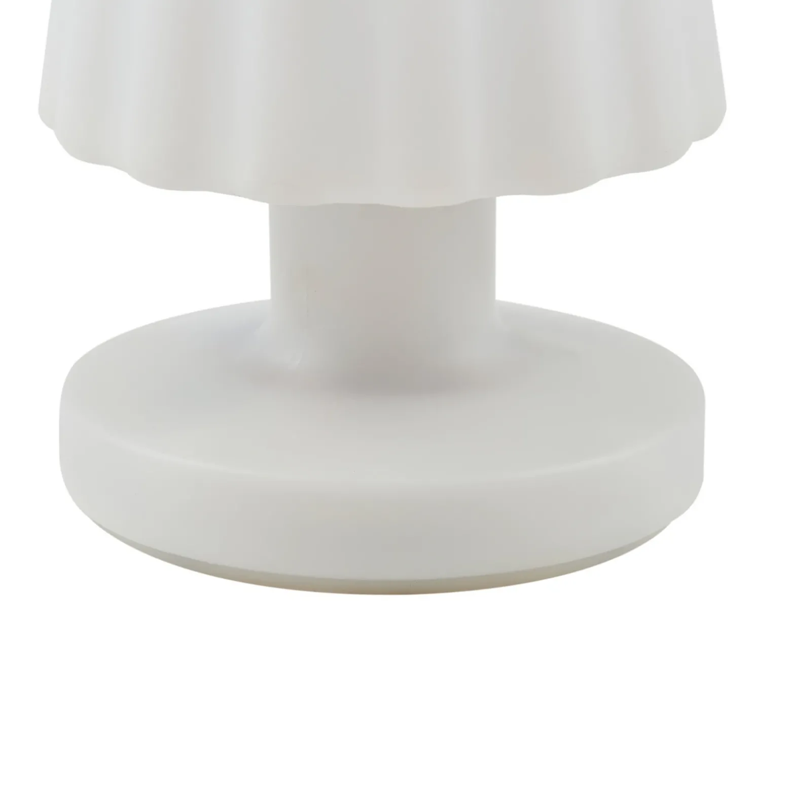 Lámpara de mesa LED recargable Jovem de Lindby, blanca, plástico, RGB