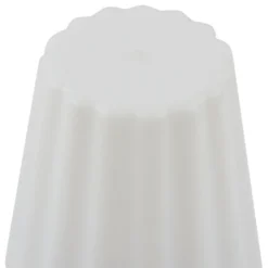 Lámpara de mesa LED recargable Jovem de Lindby, blanca, plástico, RGB