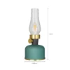 Lámpara de mesa LED recargable Calex Lavinio, verde, con atenuador
