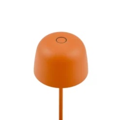 Lámpara de mesa LED recargable Arietty de Lindby, naranja, atenuable, IP65