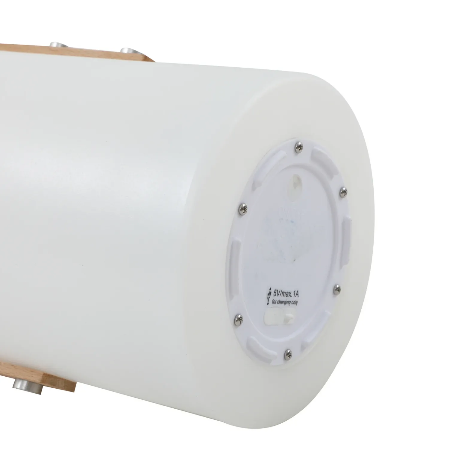 Lámpara de mesa LED recargable para exterior Lindby Juria, blanca, CCT, IP44