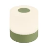 Lámpara de mesa LED recargable Smal, verde, 2.700K, atenuable