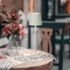 Lámpara de mesa LED recargable Viletto, verde salvia, IP54