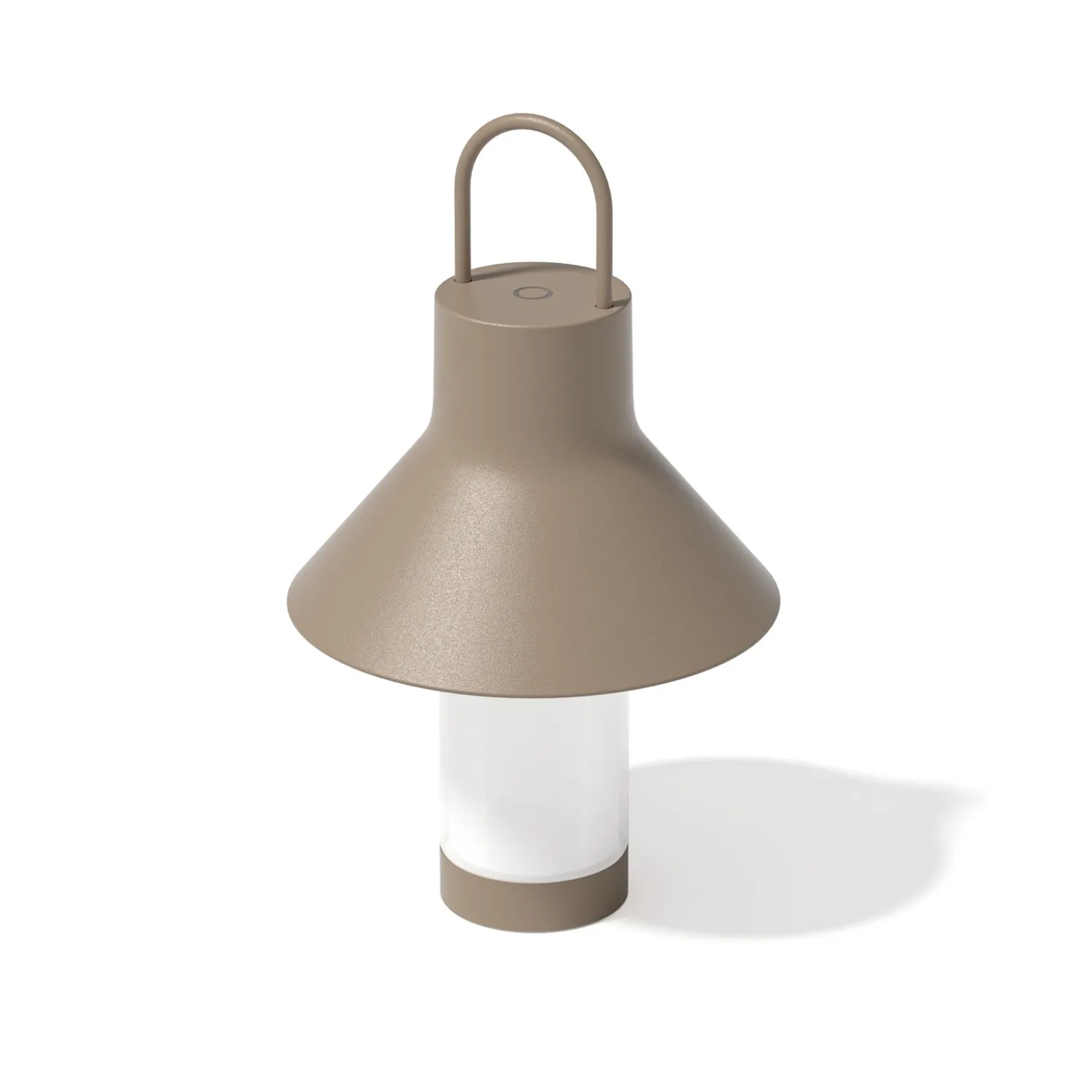 Lámpara de mesa LED recargable LOOM DESIGN Shadow Small, beige, IP65