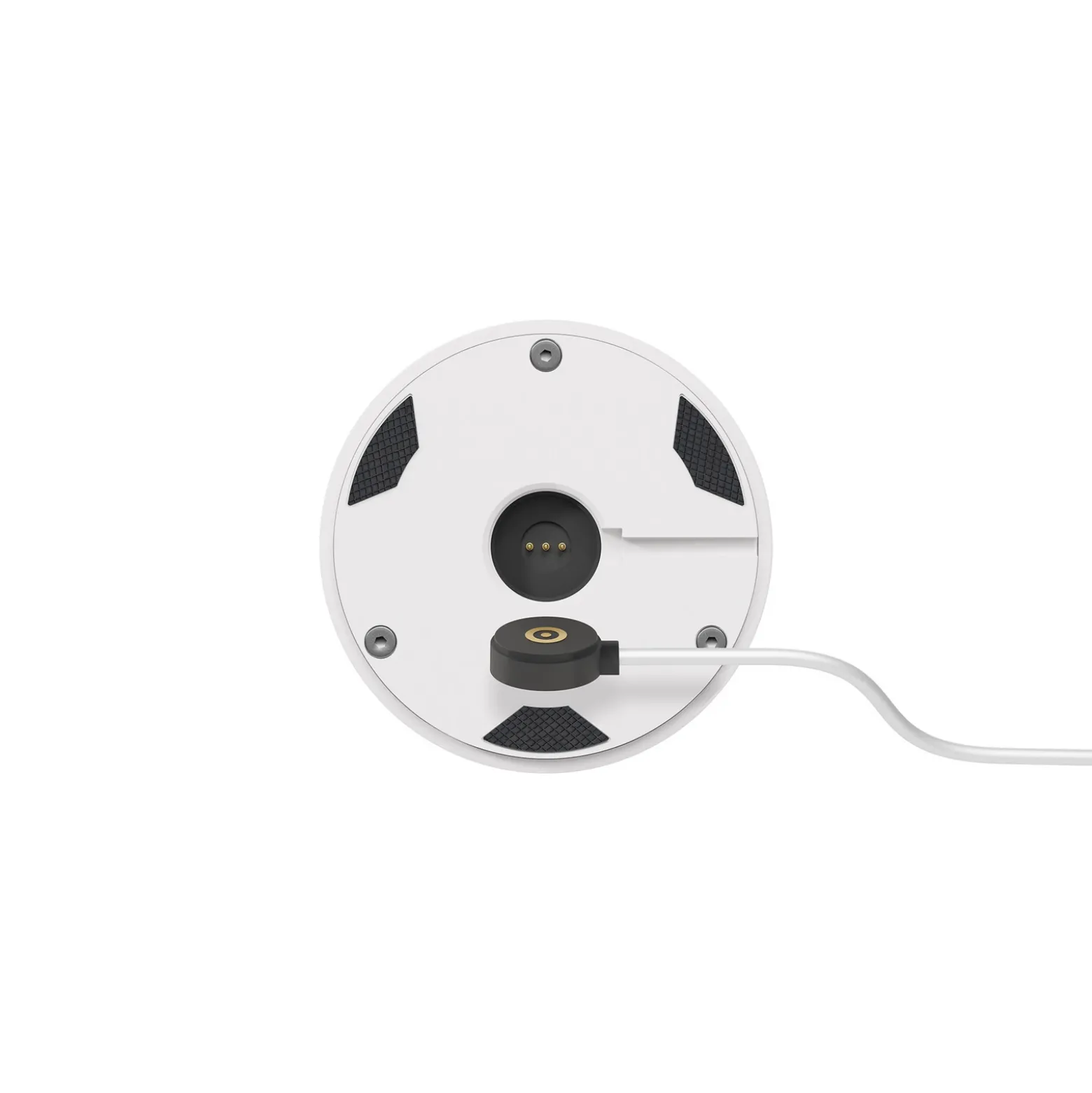 Lámpara de mesa LED recargable Nudrop mini, blanco nieve, IP54, atenuable