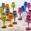 Lámpara de mesa LED recargable Kartell Battery, 30 cm, gris ahumado, IP54