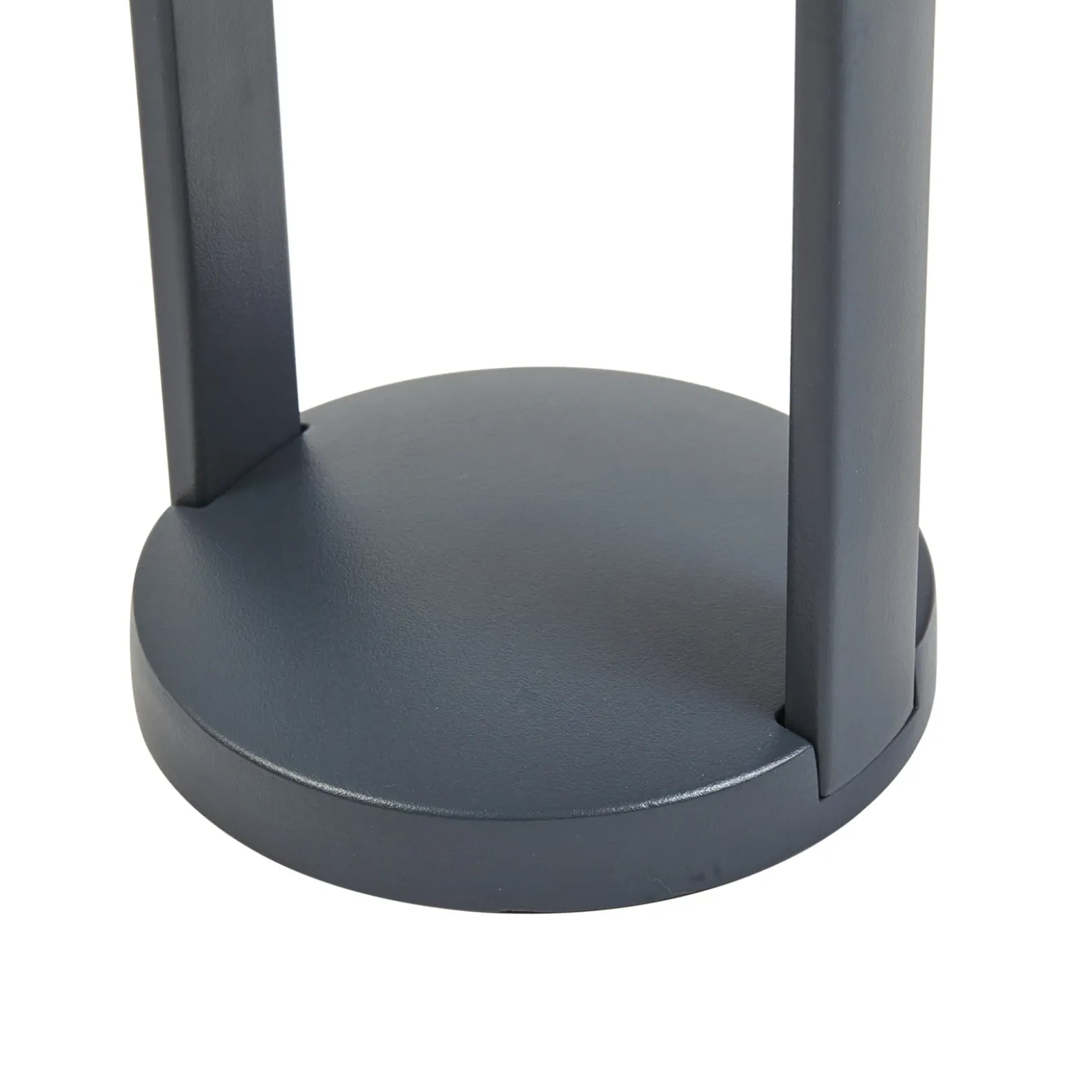 Lámpara de mesa LED recargable Lindby Kalevi, negra, aluminio, CCT