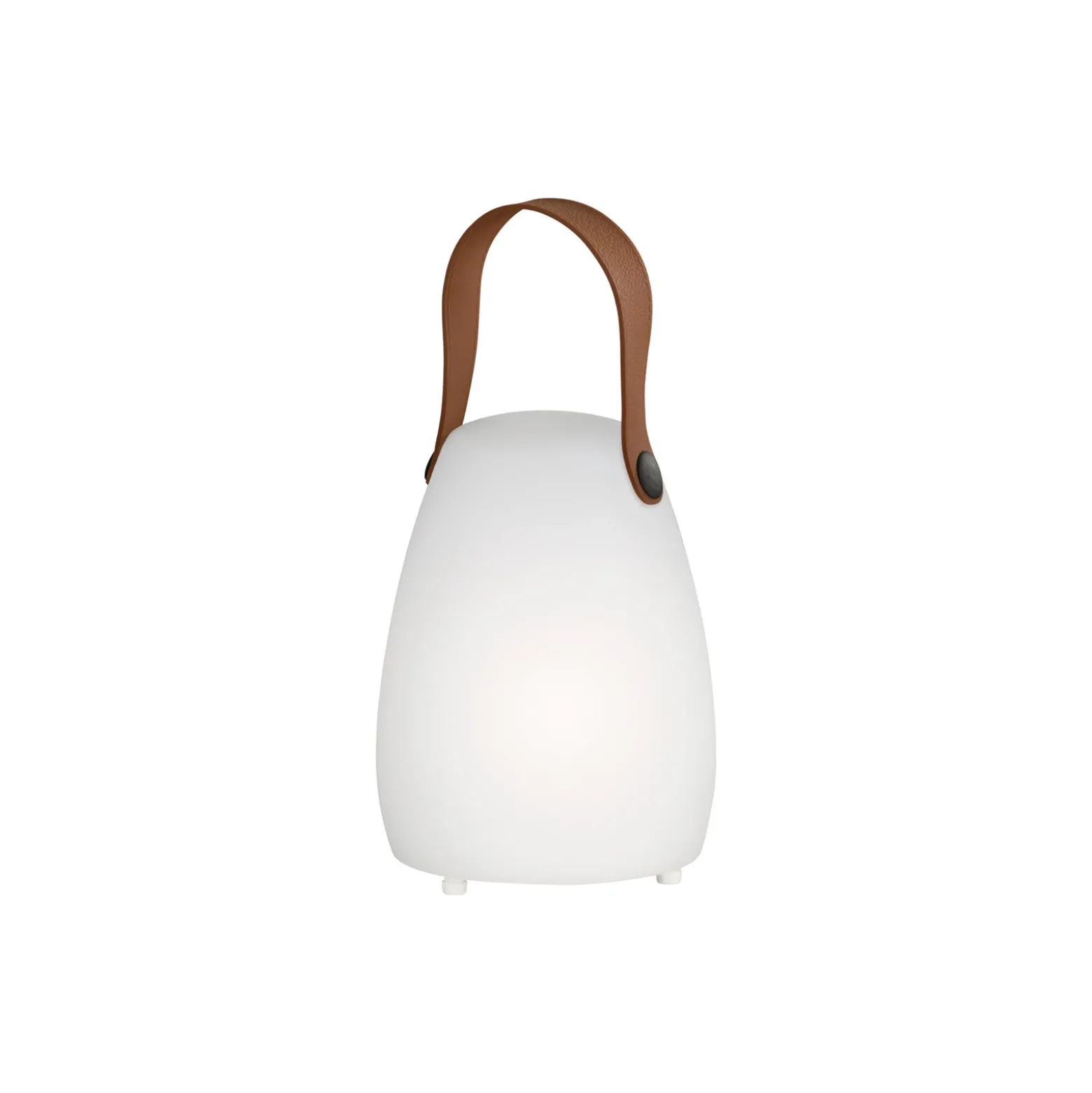 Lámpara de mesa LED recargable Ruby, altura 16 cm, plástico, USB