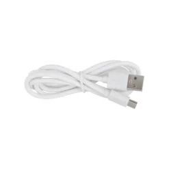 Lámpara de mesa LED recargable Vannie, blanca, altura 36 cm, IP44
