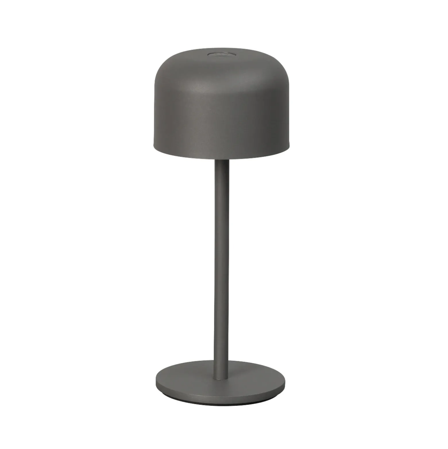 Lámpara de mesa LED recargable Finley, gris arena Altura 22 cm Metal, IP54