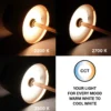 Lámpara de mesa LED recargable Roxi, color cobre, metal, IP54, atenuador