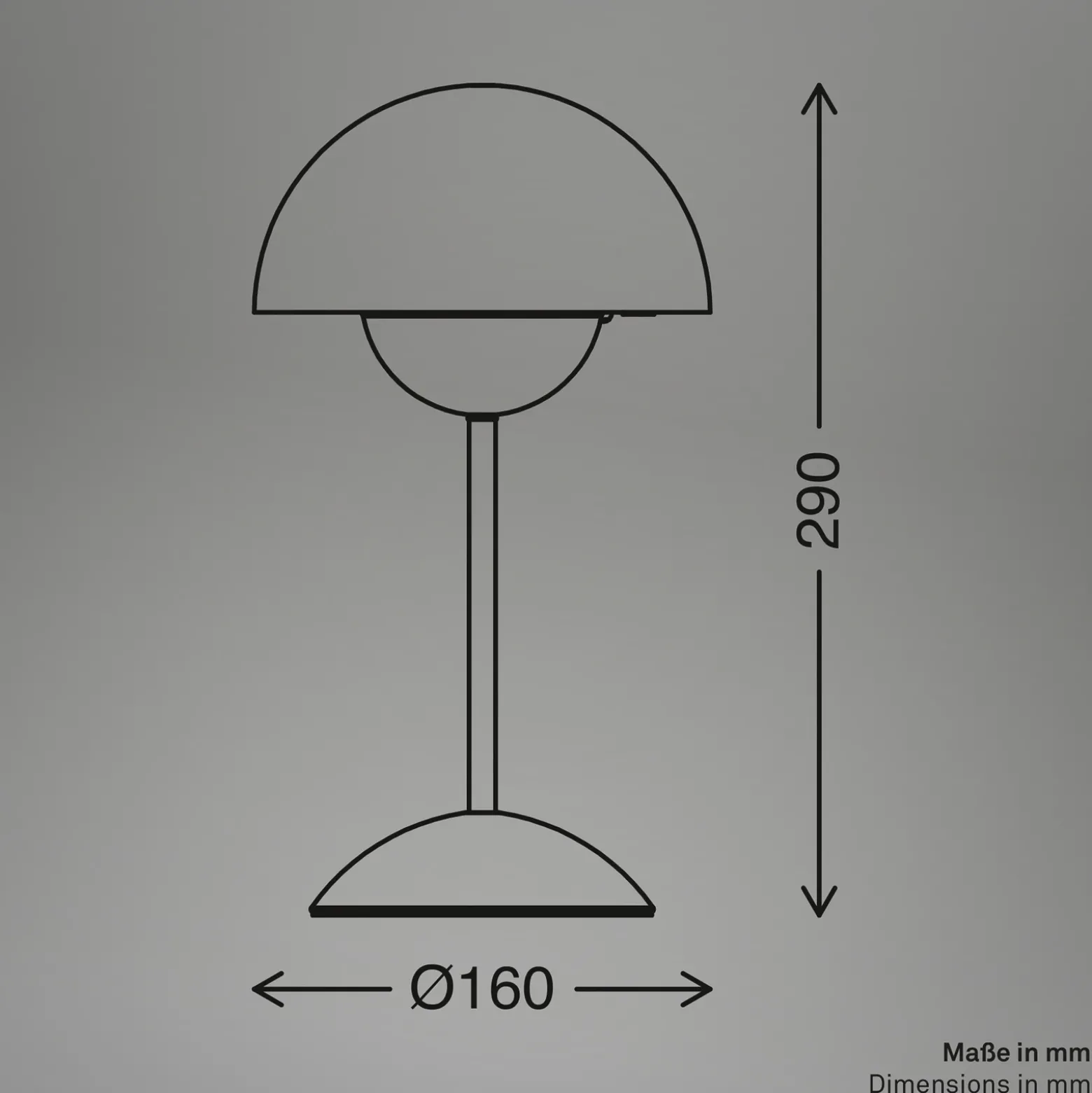 Lámpara de mesa LED recargable Kugle, blanca, metal, IP44, atenuable