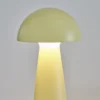 Lámpara de mesa LED recargable Sam, amarilla, plástico, 28 cm de altura, IP54