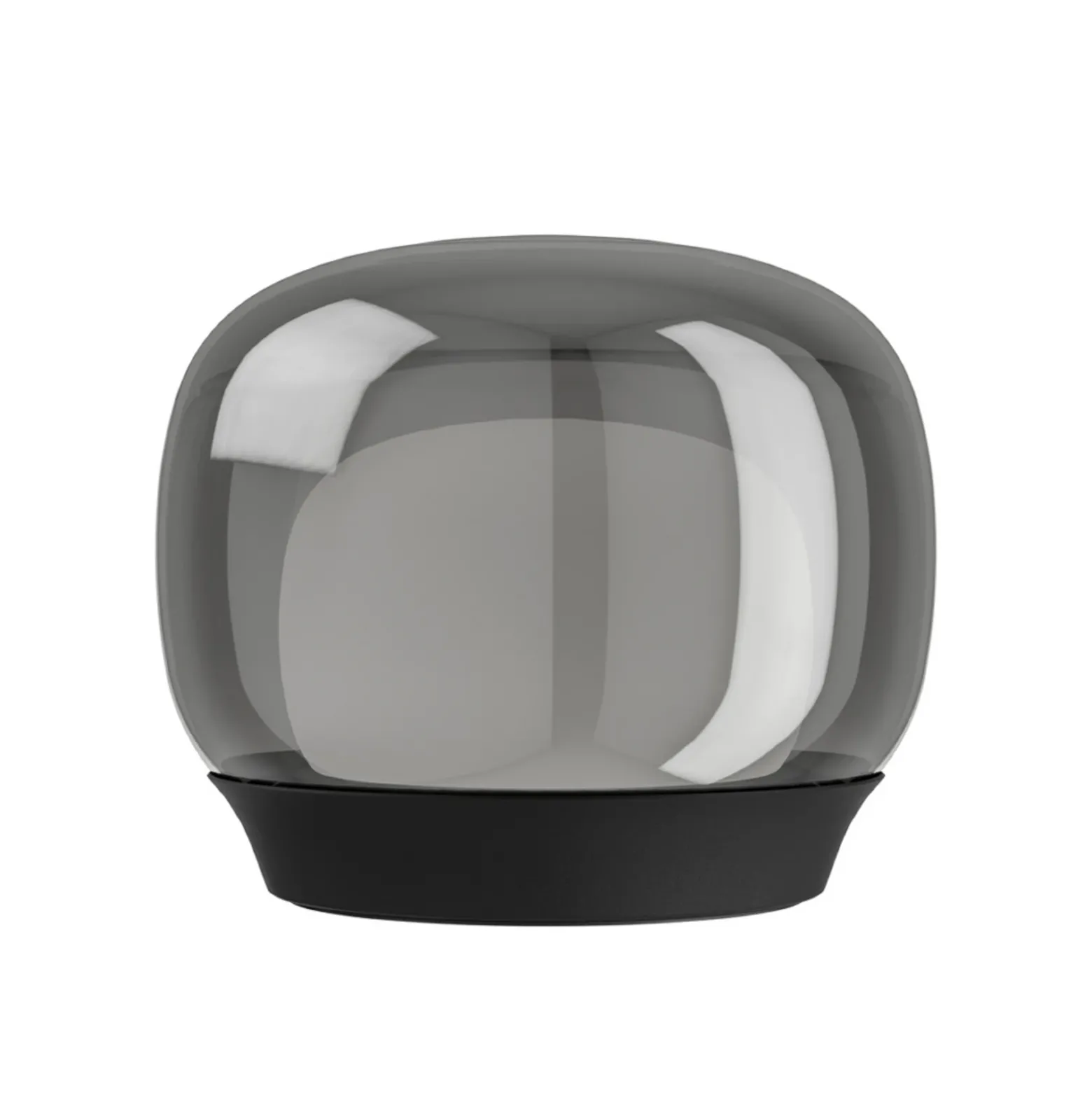 Lámpara de mesa LED recargable EGLO STROVE, gris, altura 13 cm, IP44, atenuable