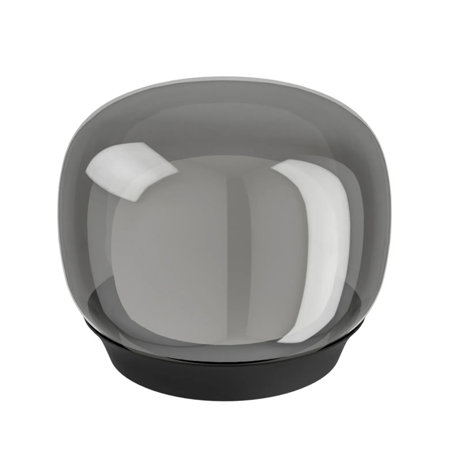 Lámpara de mesa LED recargable EGLO STROVE, gris, altura 13 cm, IP44, atenuable
