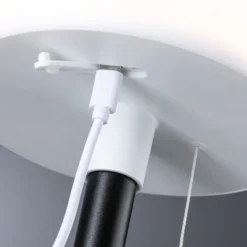 lámpara de mesa LED solar Bartja de Paulmann, negra, IP44 atenuable
