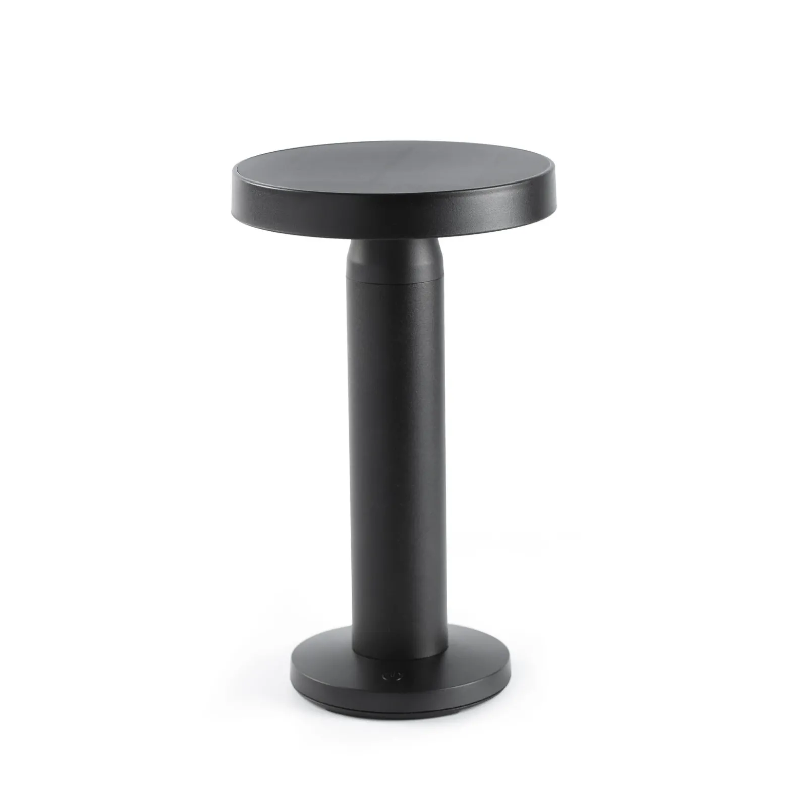 Lámpara de mesa LED solar Cairo, negro, plástico, IP44, 21 cm