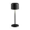 lámpara de mesa LED solar Else de Paulmann, negra, IP44 atenuable