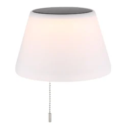 Lámpara de mesa LED solar 36000 tapa de botella plástico blanco