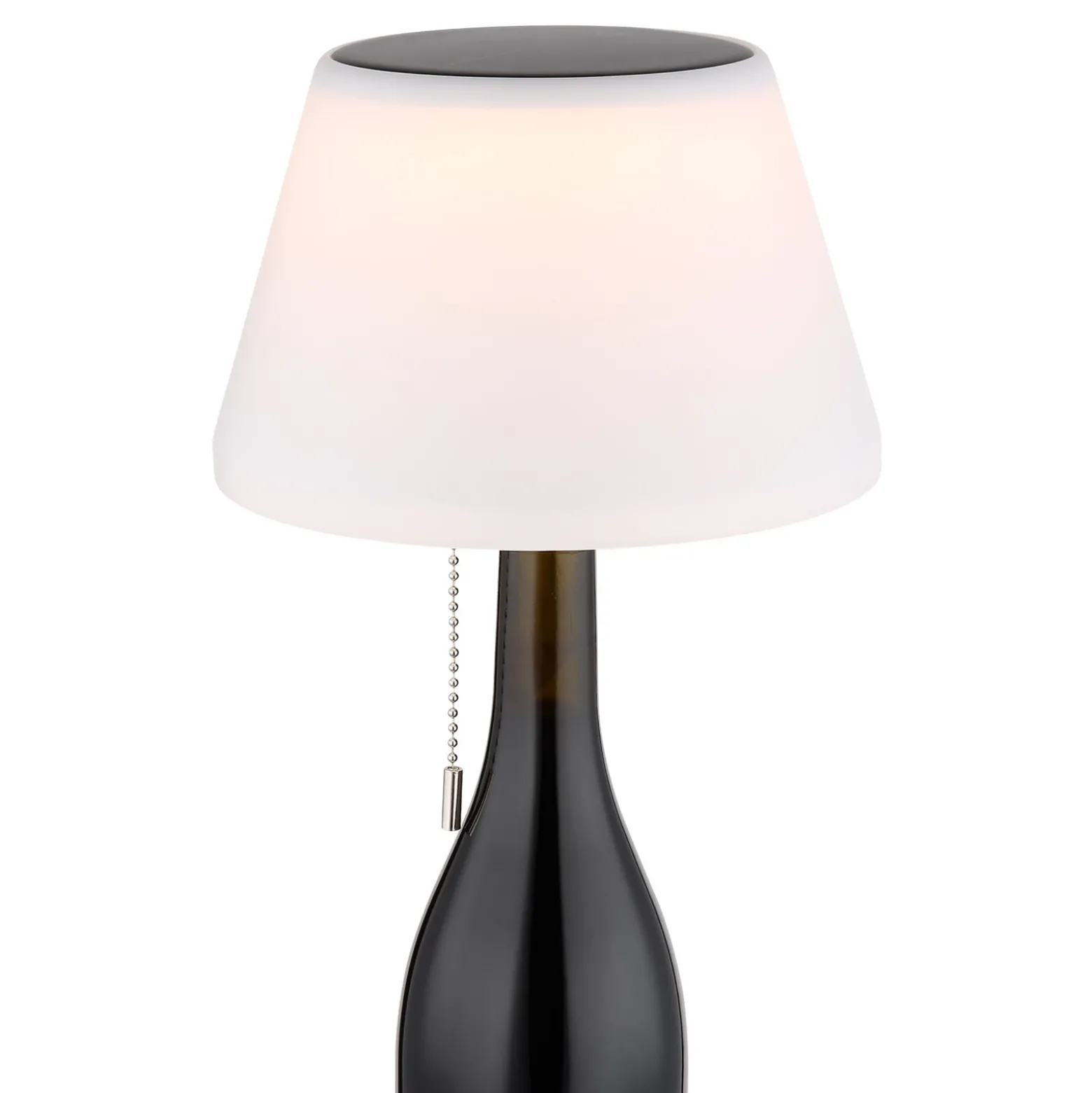 Lámpara de mesa LED solar 36000 tapa de botella plástico blanco