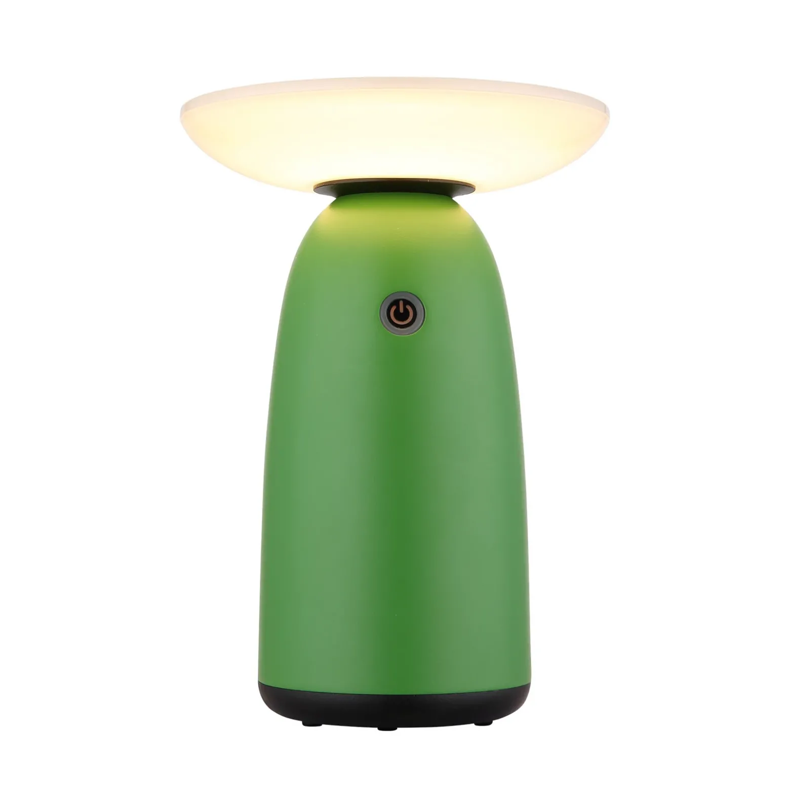 Lámpara de mesa LED solar 36625, verde, metal, 23 cm, atenuable