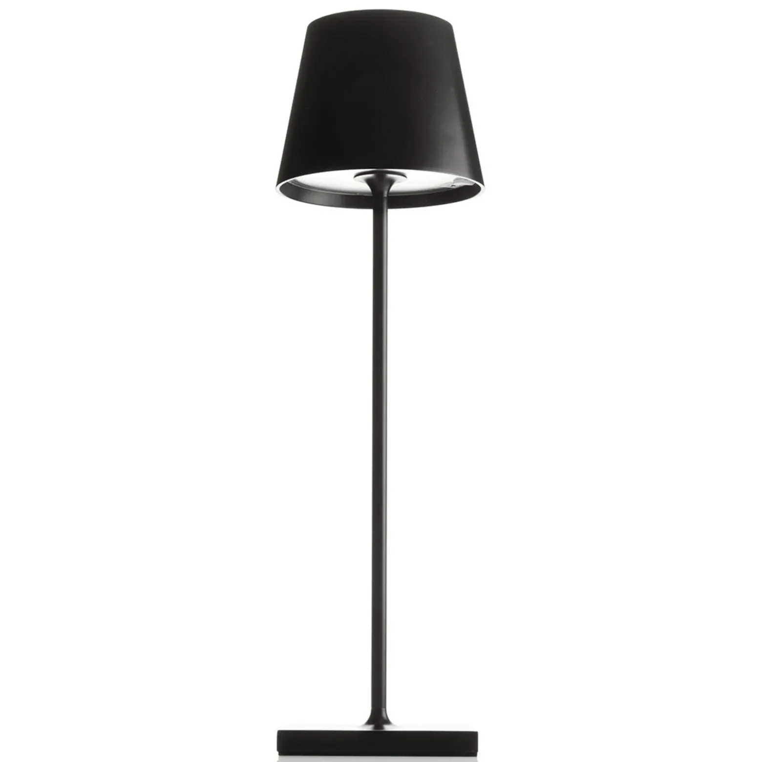 Lámpara de mesa LED Toc cargador USB, IP54, negro