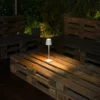 Lámpara de mesa LED Toc USB-Charger, IP54, blanco