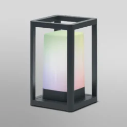 Lámpara de mesa LED WiFi FRAME de OSRAM SMART+, gris oscuro IP44