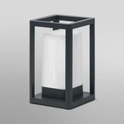 Lámpara de mesa LED WiFi FRAME de OSRAM SMART+, gris oscuro IP44