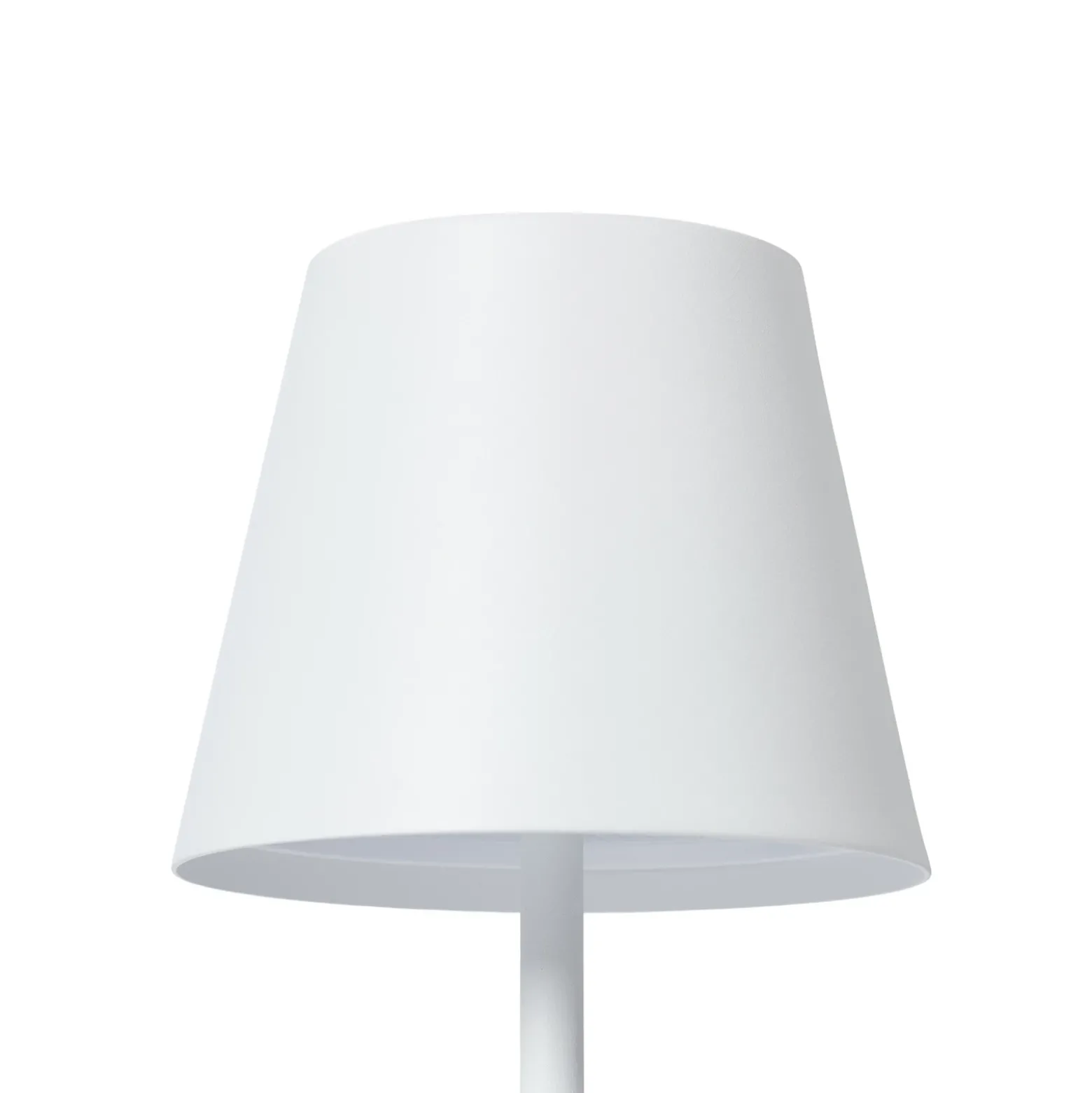 Lámpara de mesa Lindby LED recargable Janea CUBE, blanca, metal