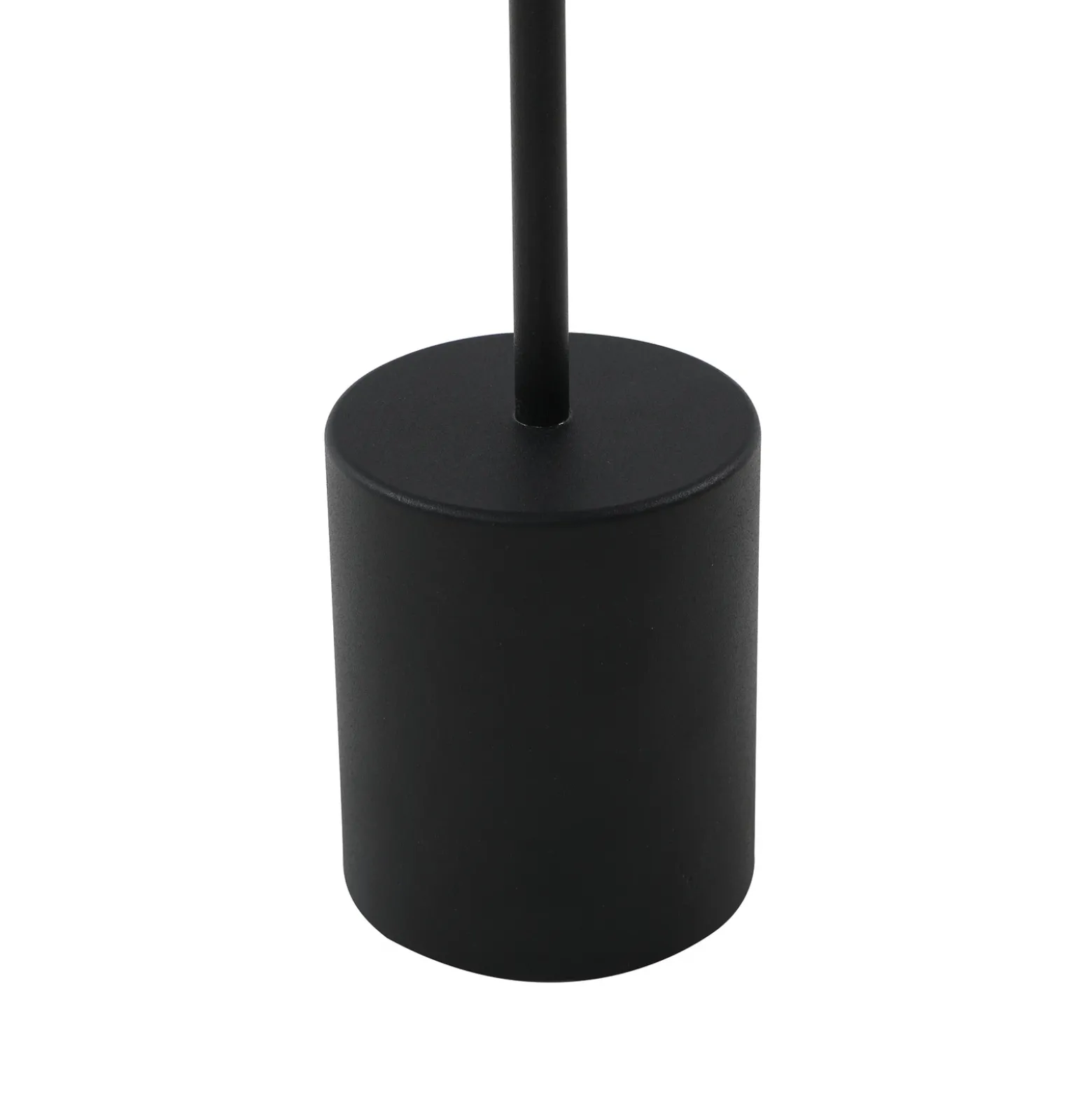 Lámpara de mesa Lindby LED recargable Ayva, negra, aluminio, IP44